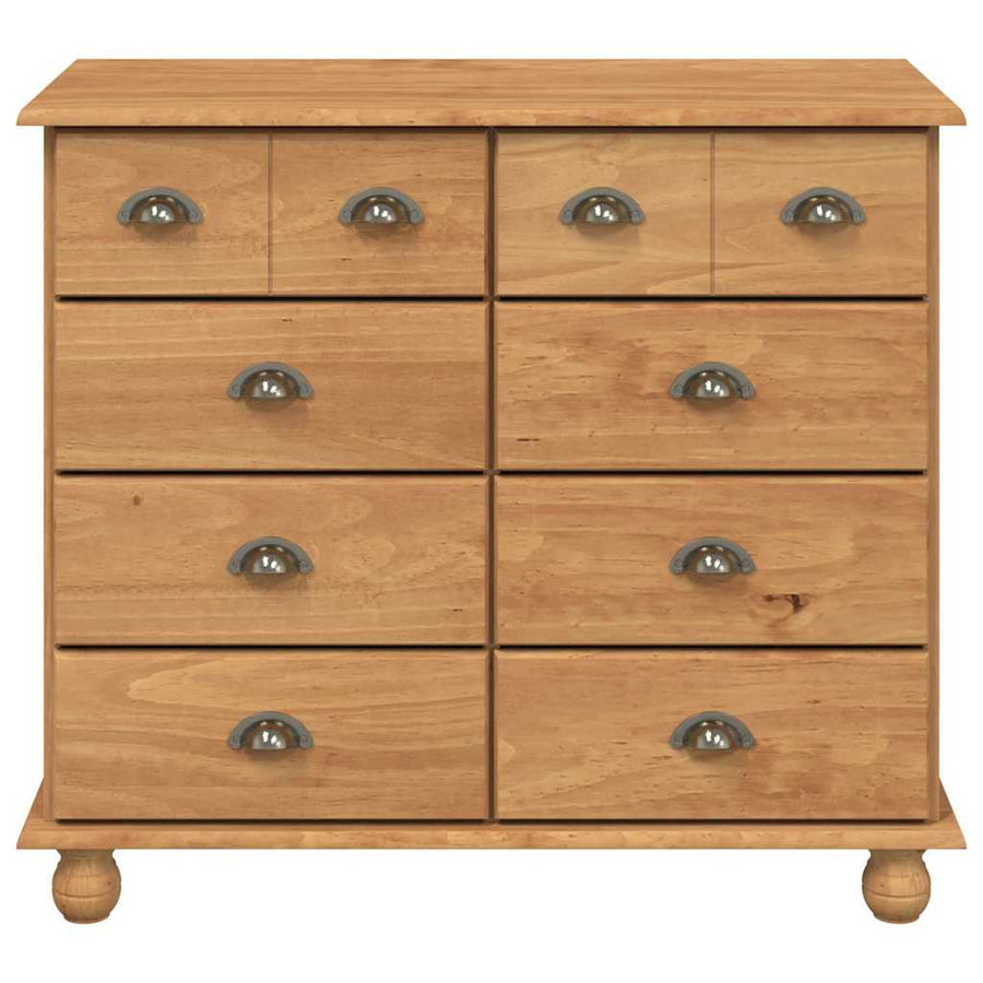 Ladekast ASKIM Bruin 91 x 40 x 79 cm Massief grenenhout