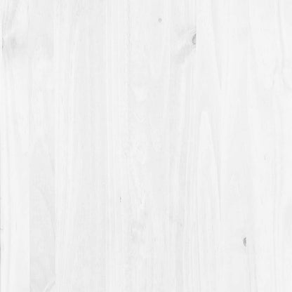 Ladekast met lade ASKIM Wit 91 x 40 x 79 cm Massief grenenhout