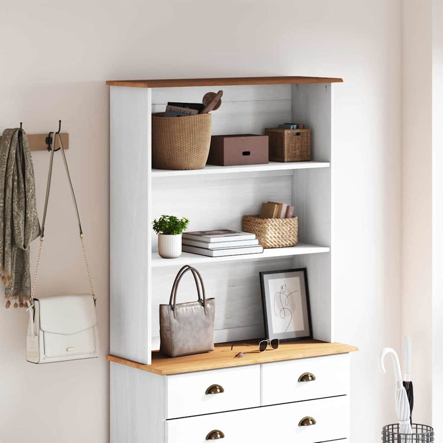 Hutch ASKIM 91 x 30 x 104 cm Massief grenenhout