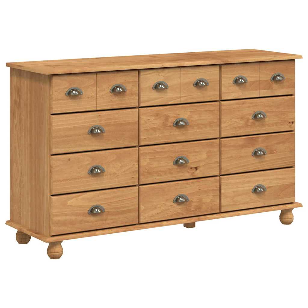 Ladekast ASKIM Bruin 79 x 40 x 133,5 cm Massief grenenhout