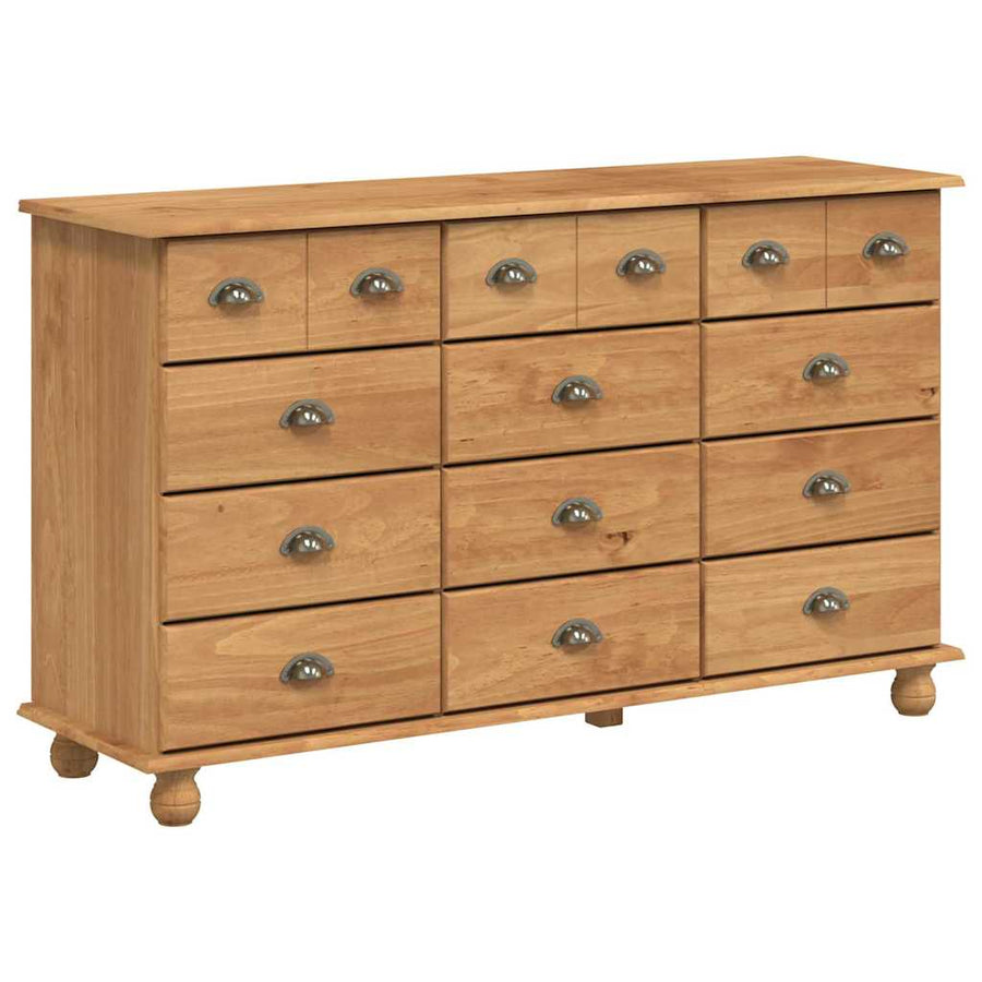 Ladekast ASKIM Bruin 79 x 40 x 133,5 cm Massief grenenhout