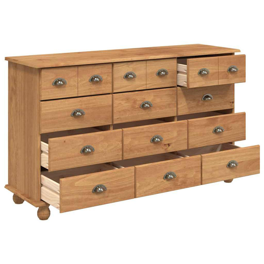 Ladekast ASKIM Bruin 79 x 40 x 133,5 cm Massief grenenhout