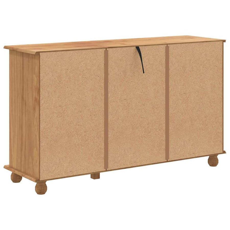 Ladekast ASKIM Bruin 79 x 40 x 133,5 cm Massief grenenhout