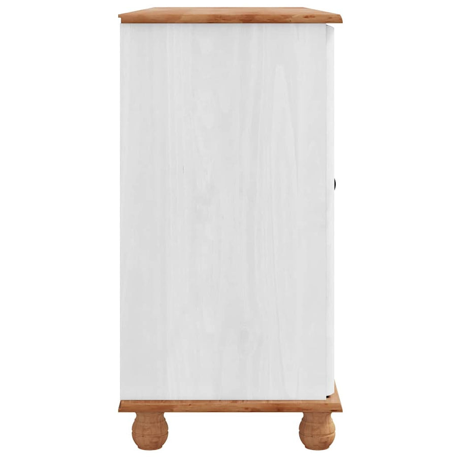 Dressoir met lade ASKIM 133,5 x 40 x 79 cm Massief grenenhout