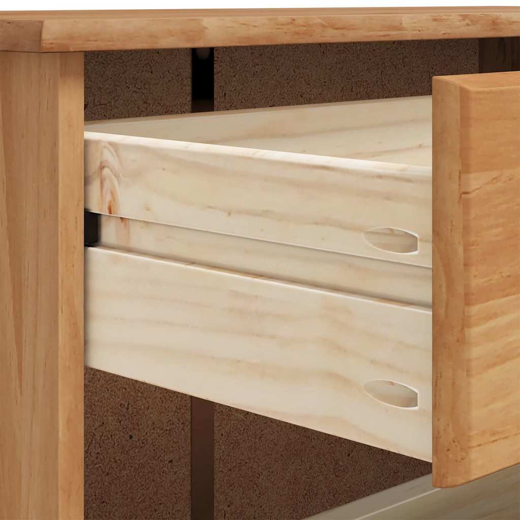 Schoenenkast ASKIM Bruin 85 x 35 x 108 cm Massief grenenhout