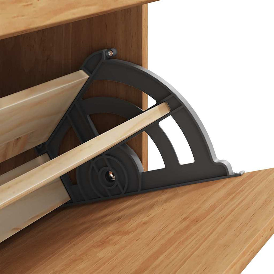 Schoenenkast ASKIM Bruin 85 x 35 x 108 cm Massief grenenhout