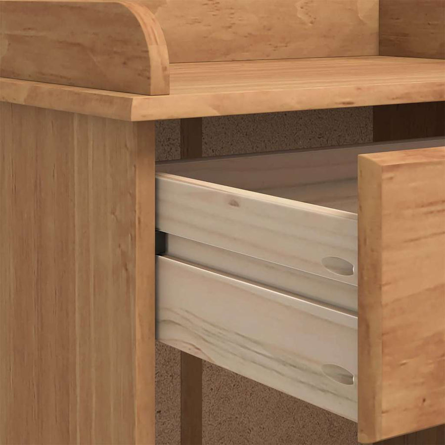 Wijnkast ASKIM Honing Wax 57 x 37 x 114 cm Massief grenenhout