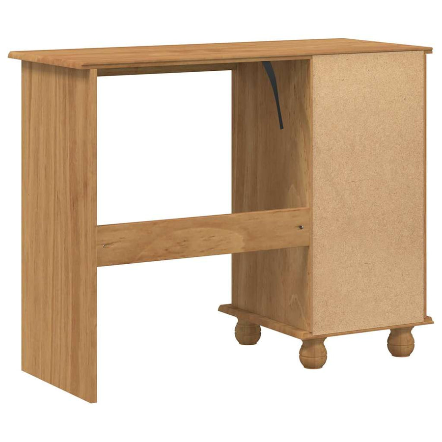 Schrijfbureau ASKIM Bruin 95 x 40 x 75 cm Massief grenenhout
