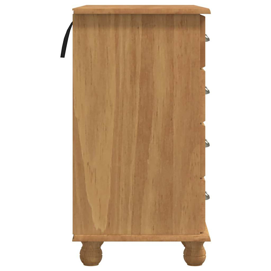 Schrijfbureau ASKIM Bruin 95 x 40 x 75 cm Massief grenenhout