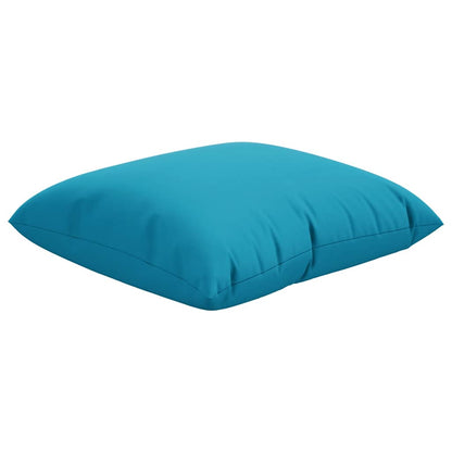 Bankkussens 4 stuks Blauw 60x60 cm Stof