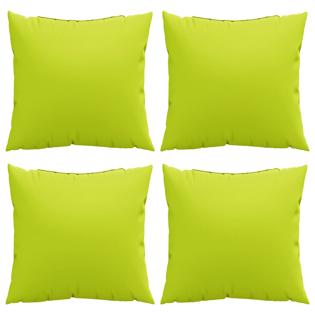 Bankkussens 4 stuks Felgroen 60x60 cm Stof