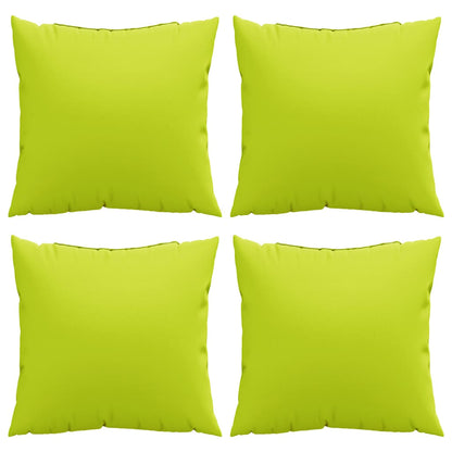 Bankkussens 4 stuks Felgroen 60x60 cm Stof