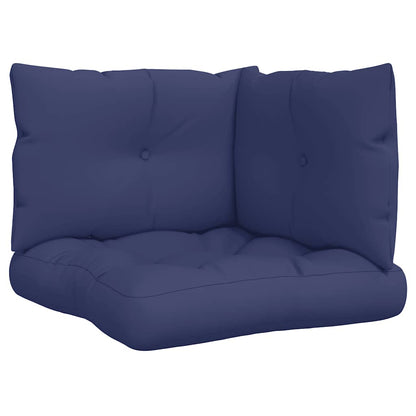 Palletkussens 3 st oxford stof marineblauw