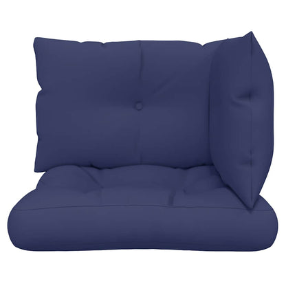 Palletkussens 3 st oxford stof marineblauw