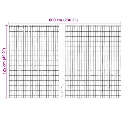 Schorsschutting Bruin Schors 600 x 125 cm