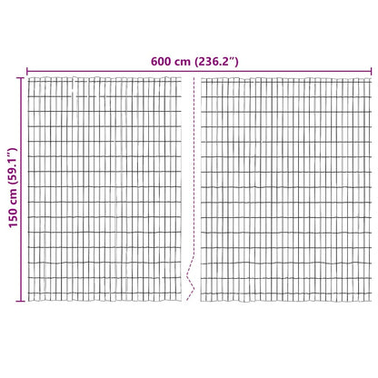 Schorsschutting Bruin Schors 600 x 150 cm