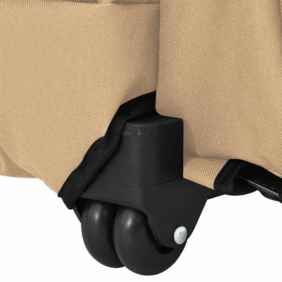 Huisdierentrolley 3-in-1 48x32x57 cm oxford stof zandkleurig