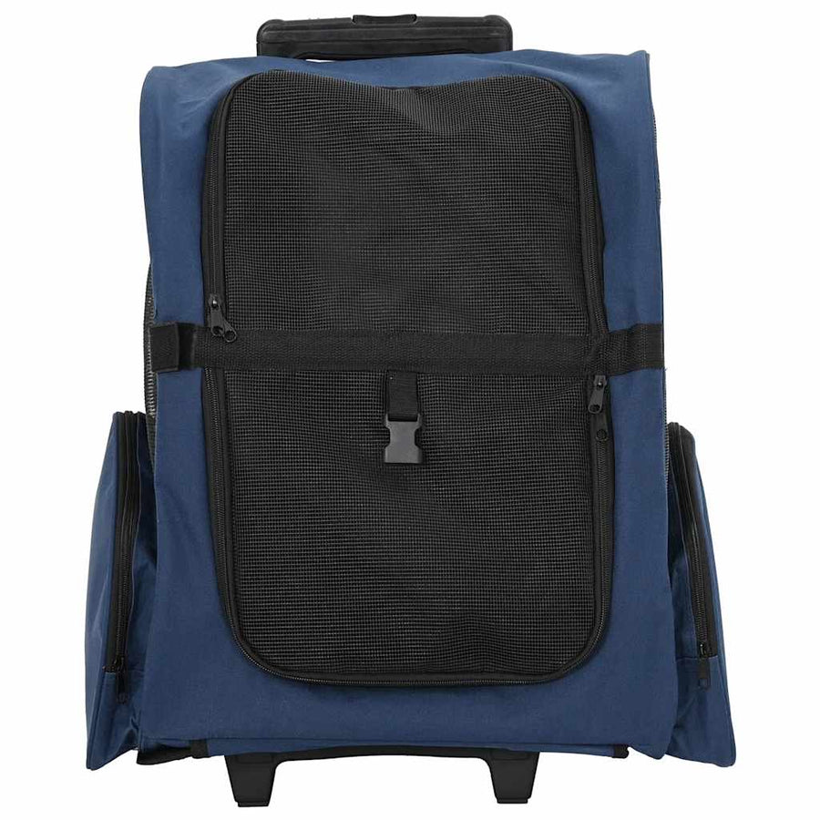 Huisdierentrolley 3-in-1 48x32x57 cm oxford stof blauw