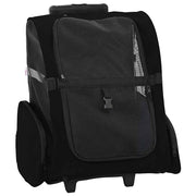Huisdierentrolley 48x32x57 cm zwart