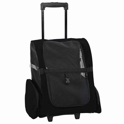 Huisdierentrolley 3-in-1 48x32x57 cm oxford stof zwart