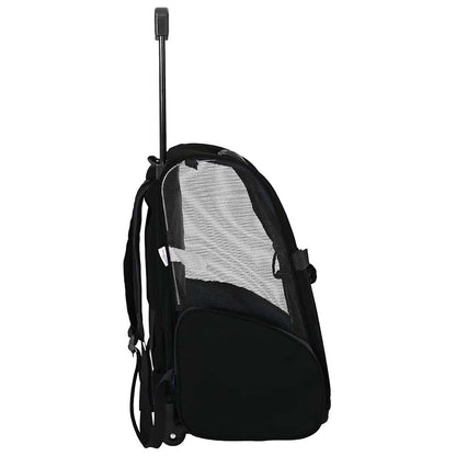 Huisdierentrolley 3-in-1 48x32x57 cm oxford stof zwart