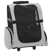 Huisdierentrolley 48x32x57 cm oxford stof grijs