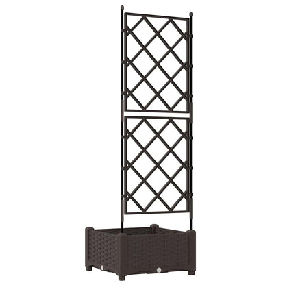 Plantenbak Bruin 40 x 40 x 125,5 cm PP