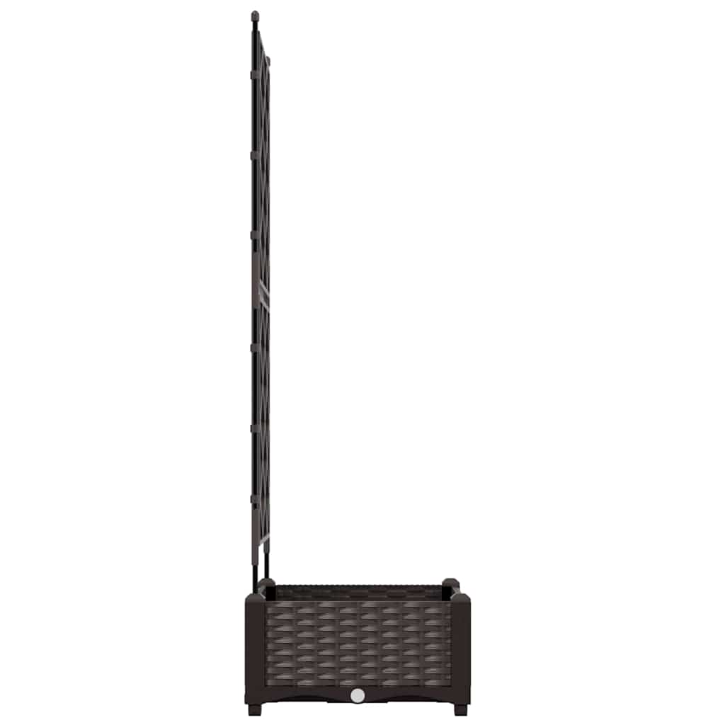 Plantenbak Bruin 40 x 40 x 125,5 cm PP