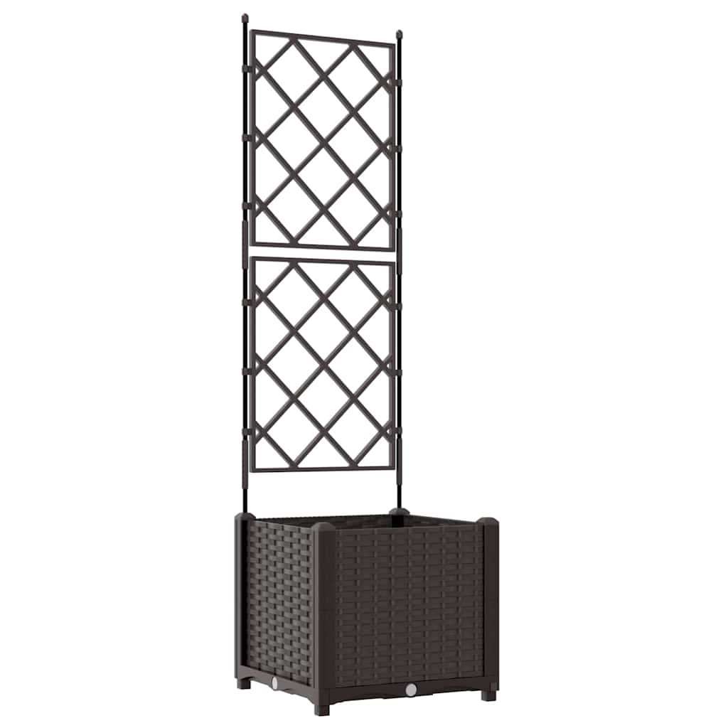 Plantenbak Bruin 40 x 40 x 143 cm PP