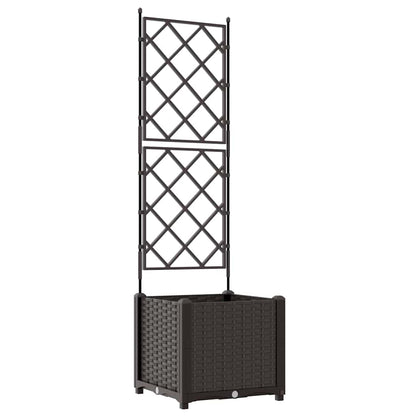Plantenbak Bruin 40 x 40 x 143 cm PP
