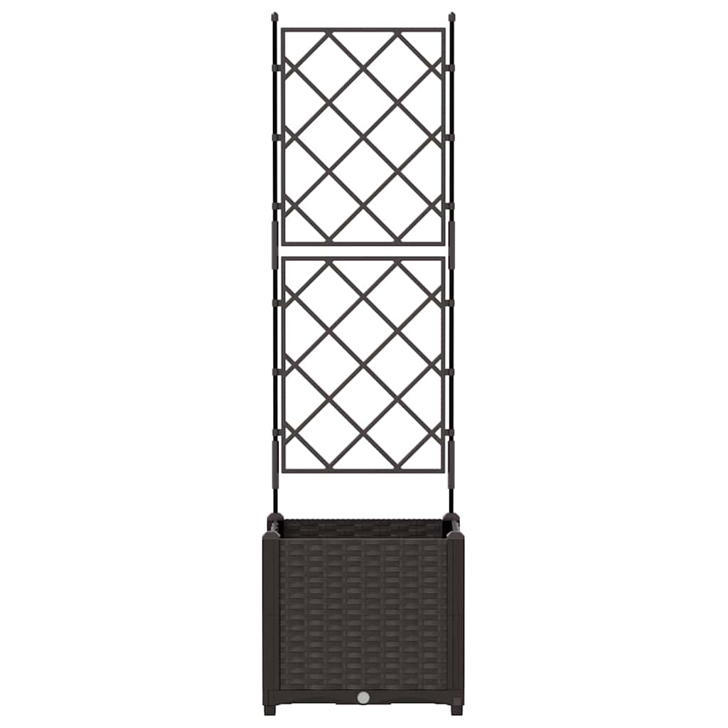Plantenbak Bruin 40 x 40 x 143 cm PP