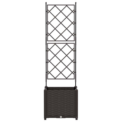 Plantenbak Bruin 40 x 40 x 143 cm PP
