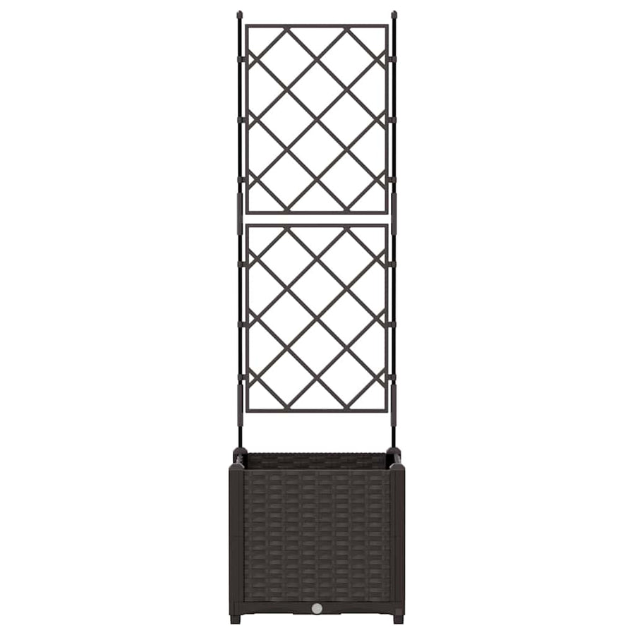 Plantenbak Bruin 40 x 40 x 143 cm PP
