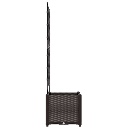 Plantenbak Bruin 40 x 40 x 143 cm PP