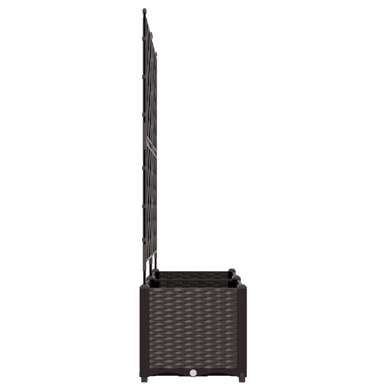 Plantenbak 2 st Bruin 80 x 40 x 143 cm PP