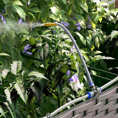 Tuin Bloempot 4 pcs Bruin Staal