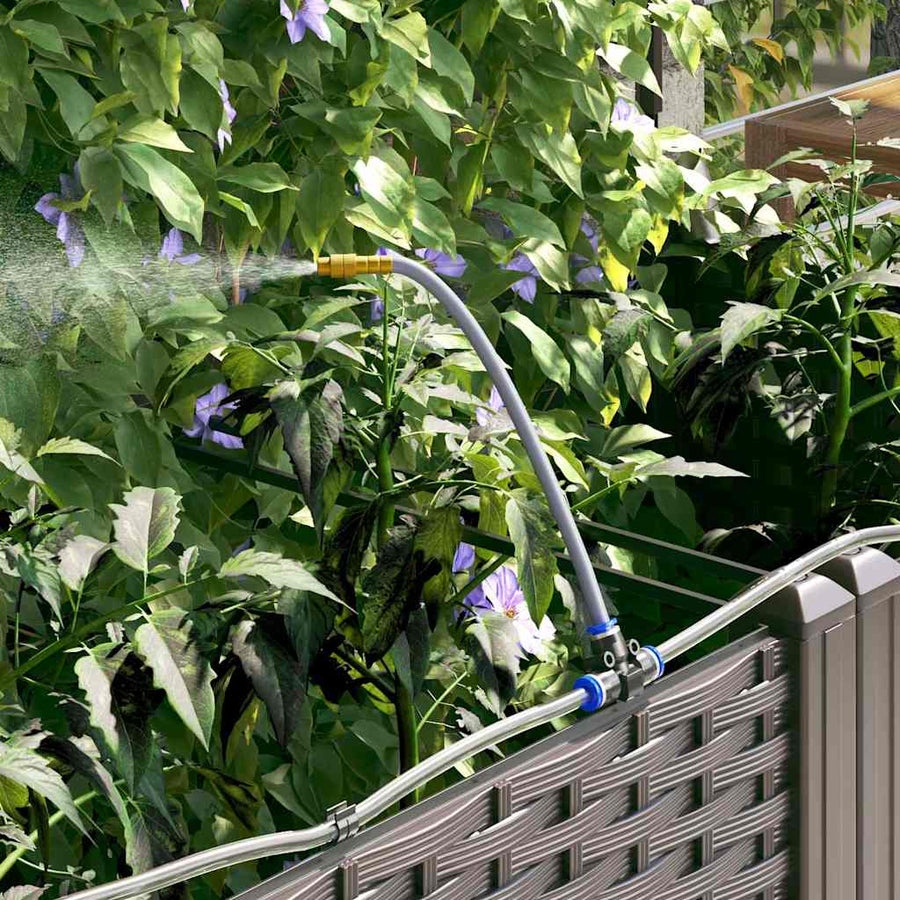 Tuin Bloempot Bruin 40 x 40 x 142 cm Staal