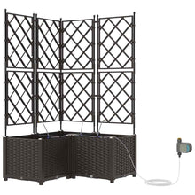 Tuin Bloempot 3 pcs Bruin Staal