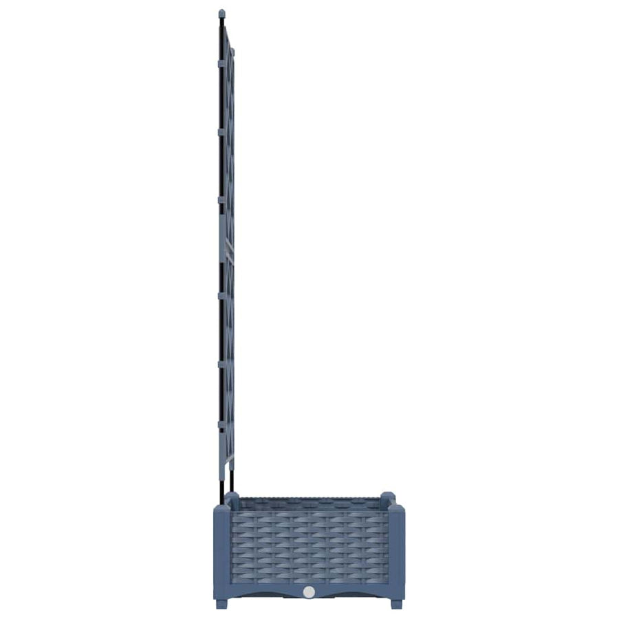 Plantenbak Grijs 40 x 40 x 125,5 cm PP