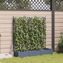 Tuin Bloempot 3 pcs Licht Grijs 120 x 40 x 125,5 cm Staal