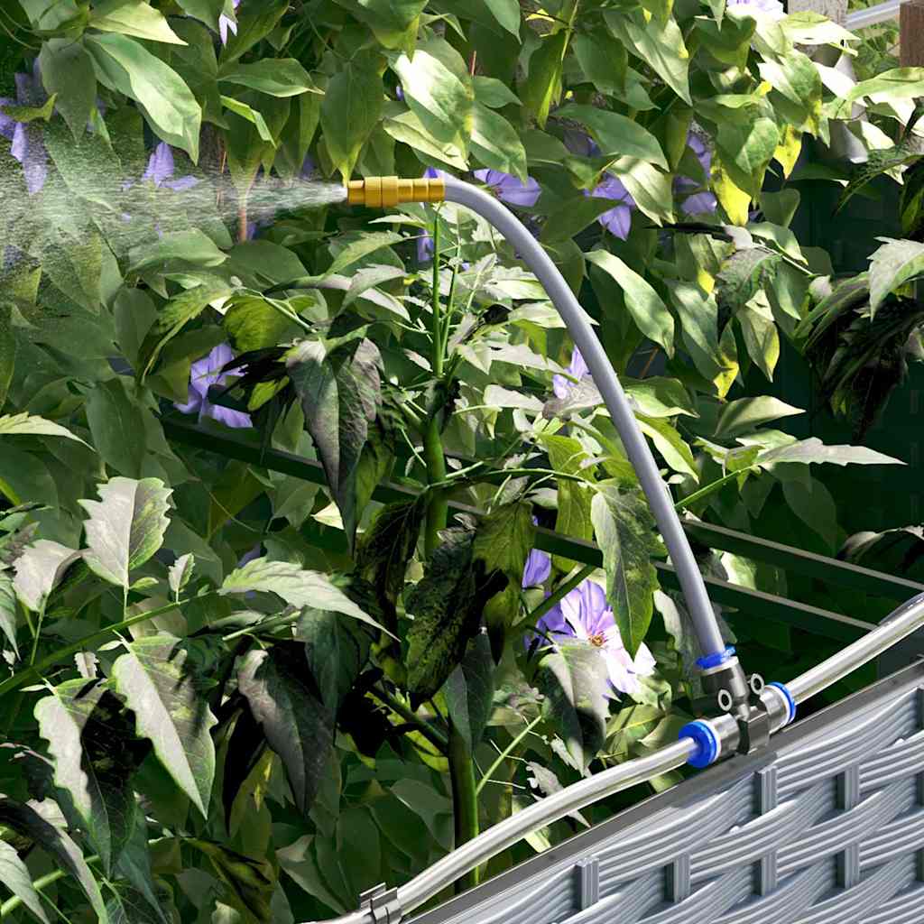 Tuin Bloempot 2 pcs Licht Grijs Staal