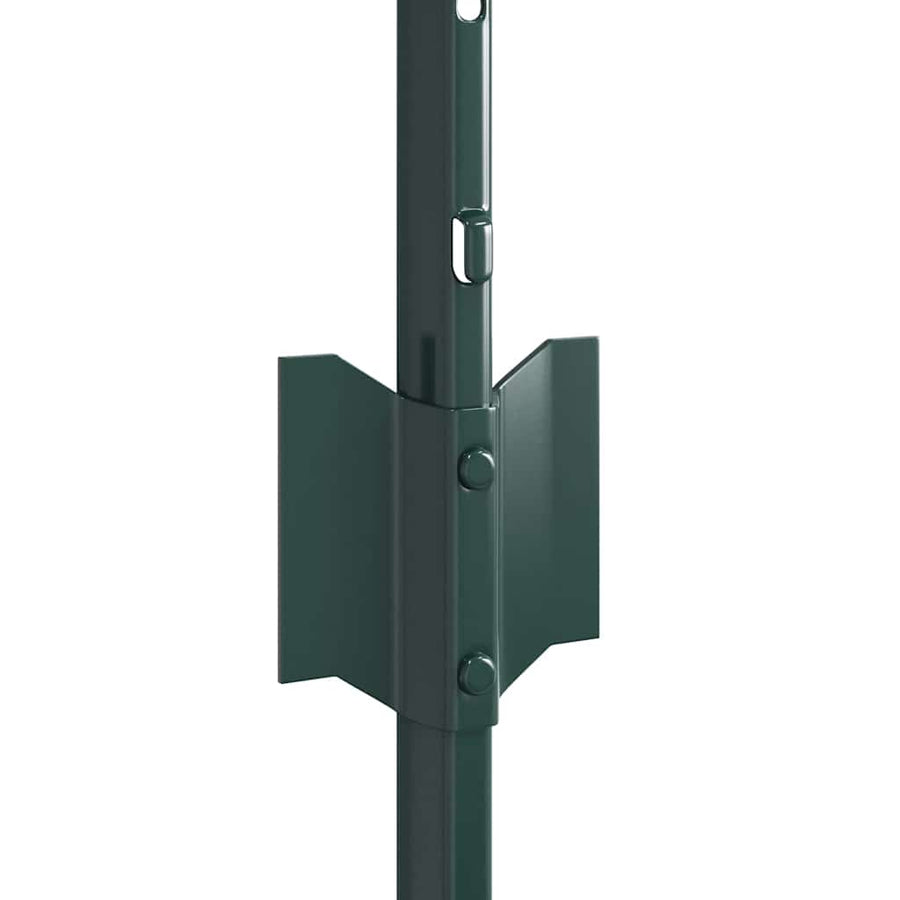 Afrasteringspaal 5 pcs Groen 120 cm Staal