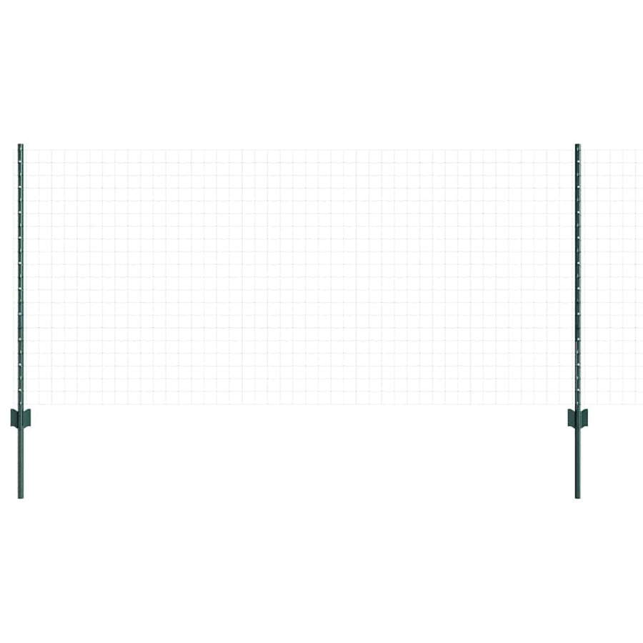 Hekpalen 10 Pcs Groen 100 Cm Staal