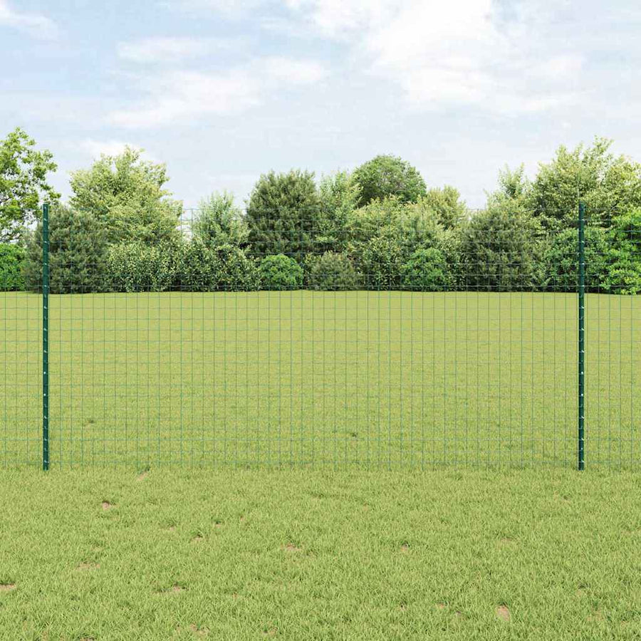 Hekpalen 22 Pcs Groen 120 Cm Staal