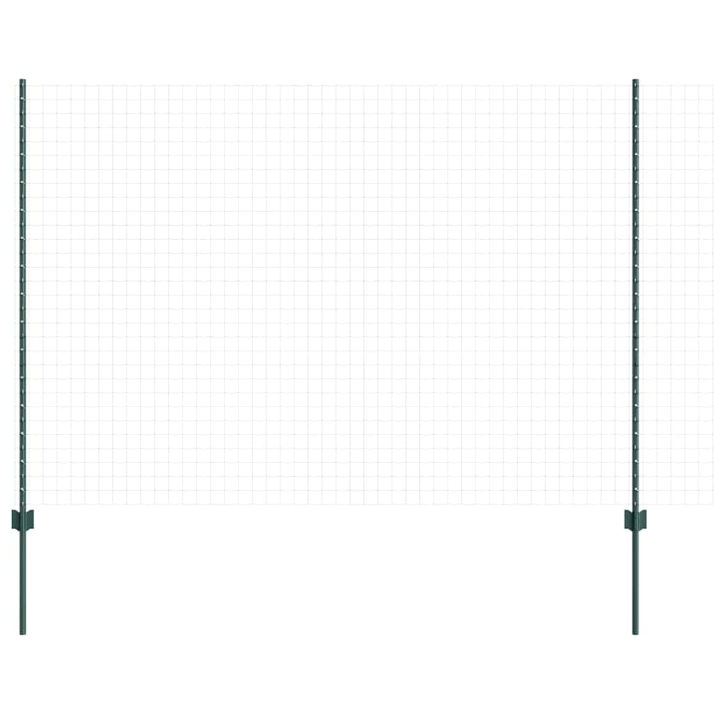 Hekpalen 10 Pcs Groen 160 Cm Staal