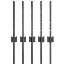 Hekpalen 5 Pcs Grijs 40 Cm Staal