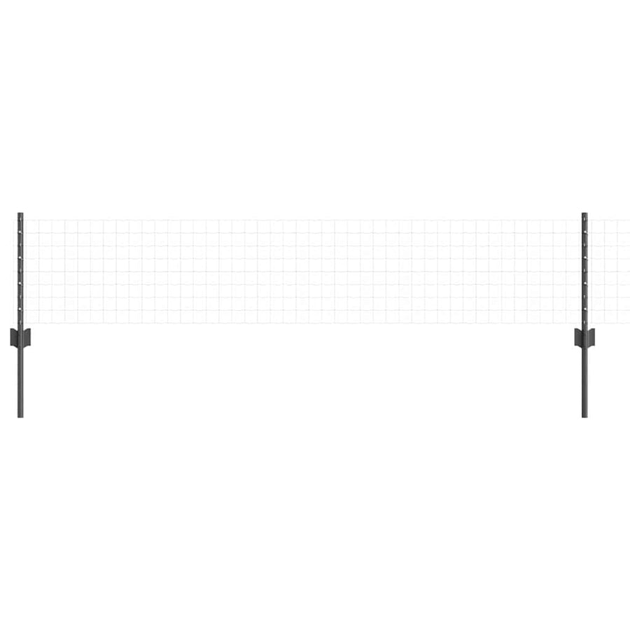 Hekpalen 5 Pcs Grijs 40 Cm Staal