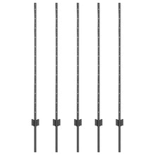 Hekpalen 10 Pcs Grijs 120 Cm Staal