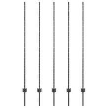 Hekpalen 10 Pcs Grijs 160 Cm Staal