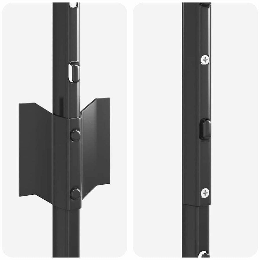 Hekpalen 22 Pcs Grijs 160 Cm Staal
